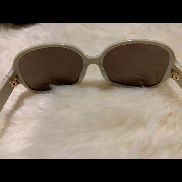 D&G logo Dolce & Gabbana White Gold SUNGLASSES - Picture 5 of 15